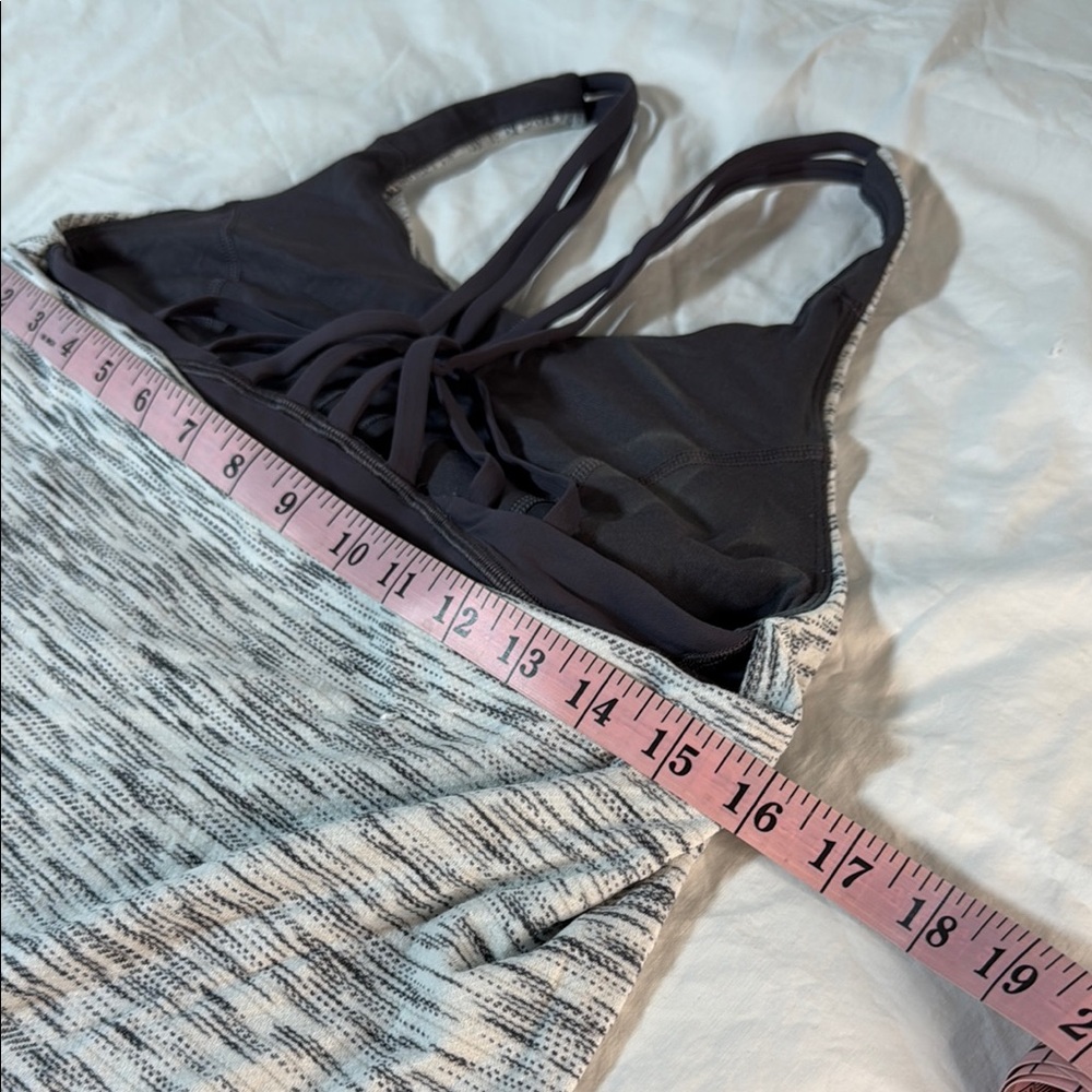 Women's Gray Sports Bra/Tank Top - Picture 3 of 6
